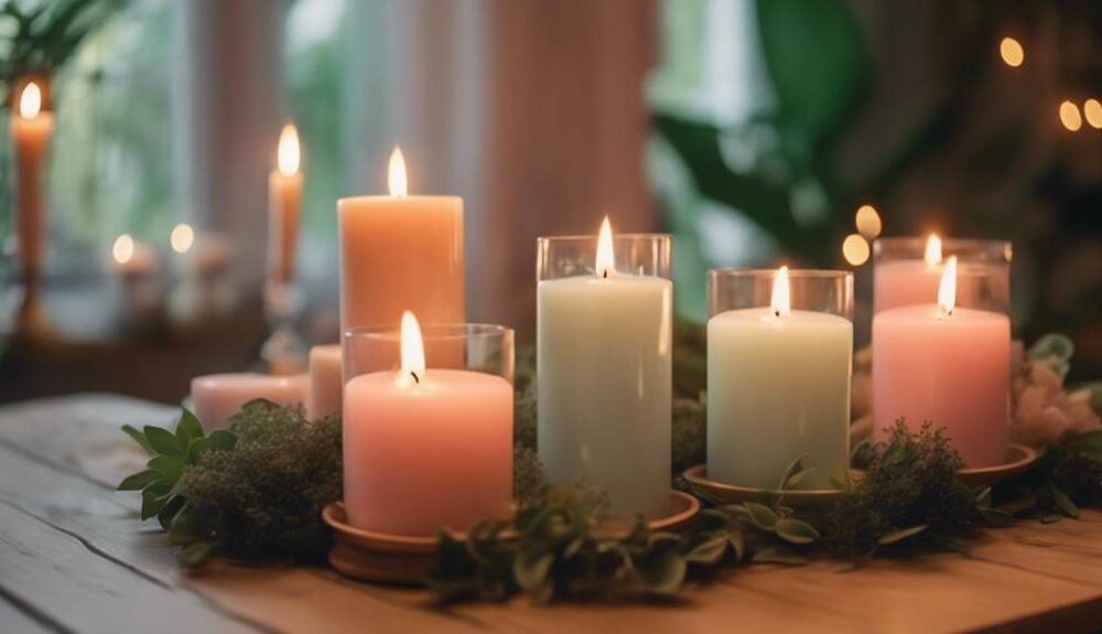 aesthetic candles enhance decor