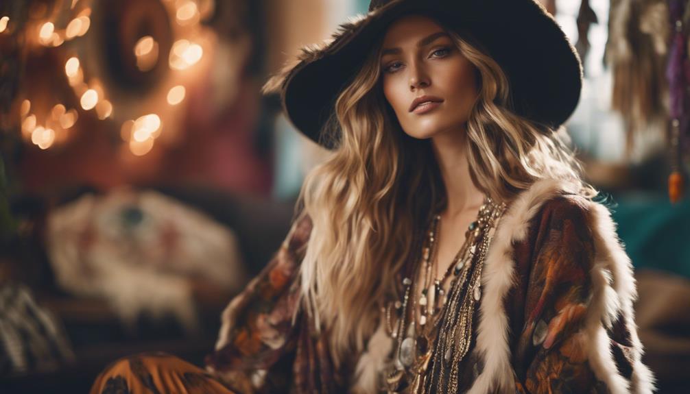 boho meets luxe fusion