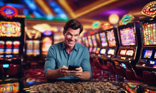 celebrity promotes slot game