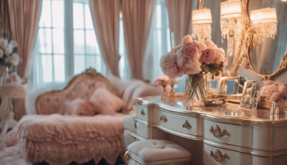 chic feminine room design