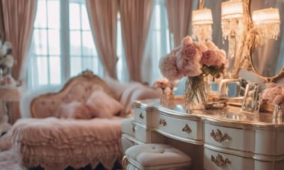 chic feminine room design