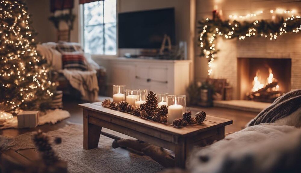 cozy holiday cabin decor