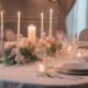 elegant dining table linens