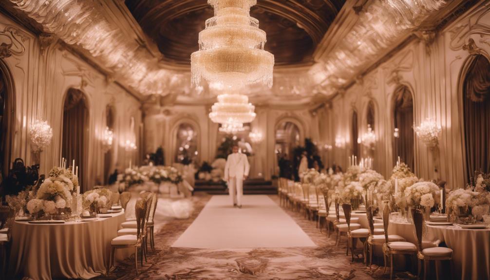 opulent hollywood wedding anniversary