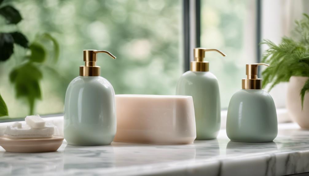 stylish bathroom soap accessories