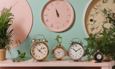 timeless aesthetic clock decor