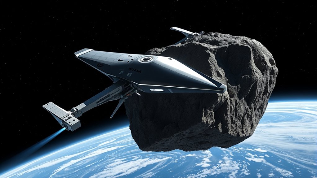 controlled asteroid redirection technology