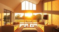 home lighting aligned naturally