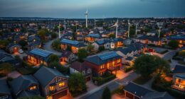 neighborhood microgrid power generation