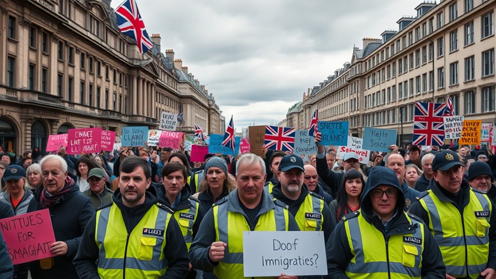 anti immigration protests reflect societal anxieties