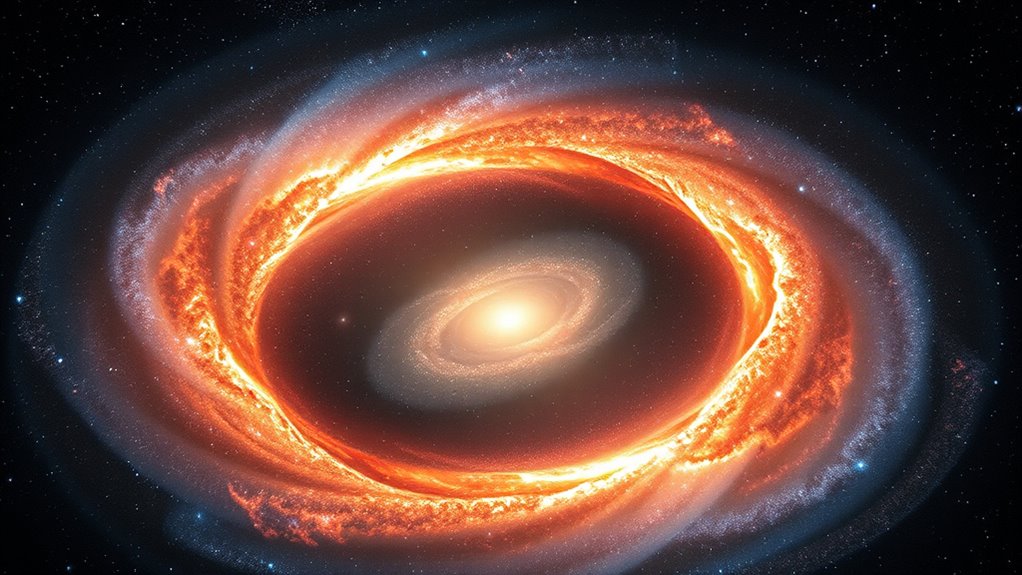 galactic collision sparks starbirth