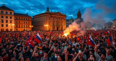 georgia s political unrest unfolds