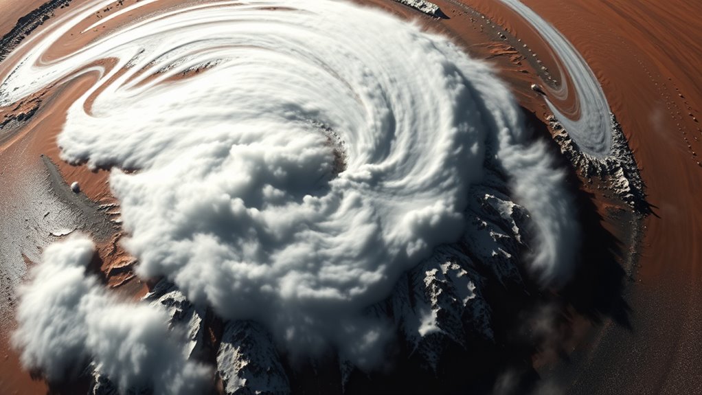 mars polar vortex dynamics