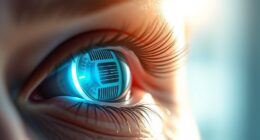 solar powered eye implant