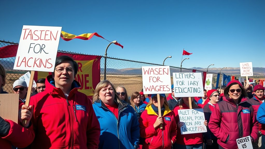 teachers strike for funding