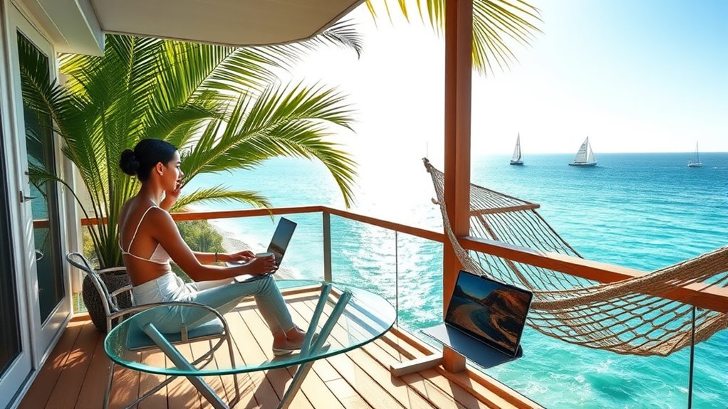 work and leisure blend seamlessly