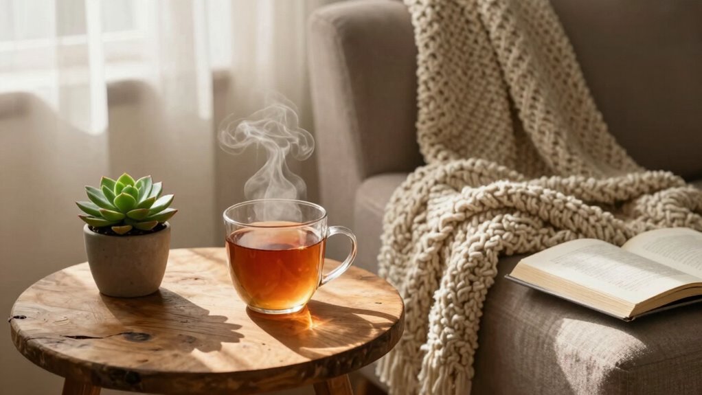 mindful stress relief routine