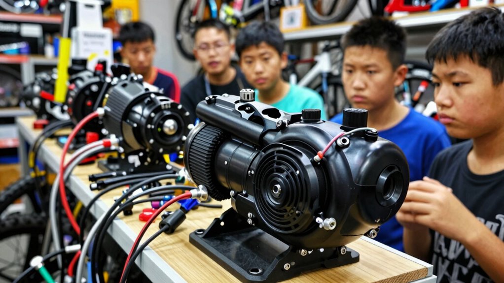 motor types and battery capacity