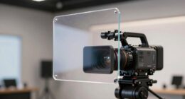 natural video teleprompter setup