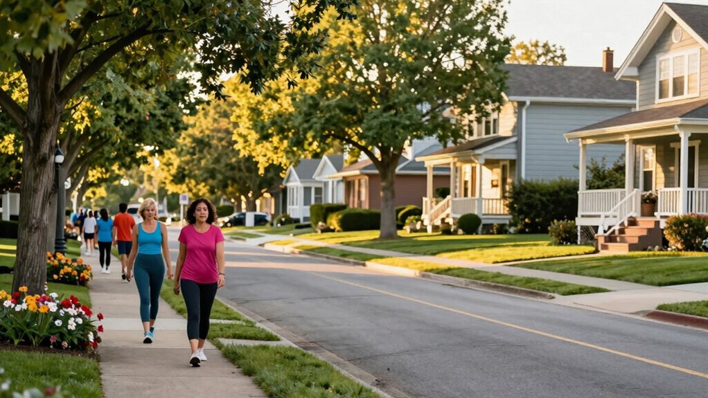 neighborhood walks foster mindfulness connection