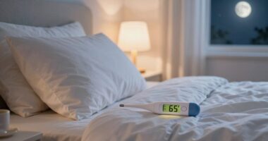 optimal sleep bedroom temperature