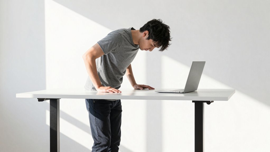 proper ergonomic desk setup