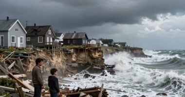 rising climate related displacement