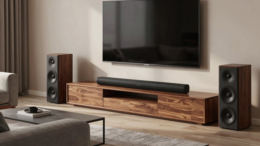 sleek wireless home audio