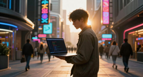 A Walkable ASCII Cyberpunk City In One HTML File [Video]